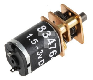 Motoreduktor DC, 250 mA, 0,29 W, 157 obr./min, 135 gcm, RS PRO