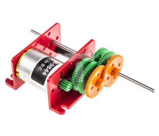 Motoreduktor DC, 850 mA, 1,6 W, 2 - 2300 obr/min., 20 gcm, RS PRO