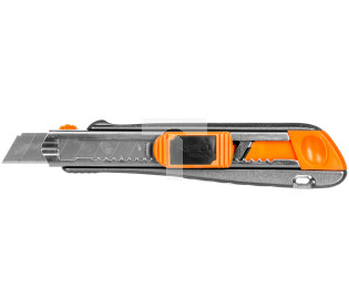Nóż z ostrzem łamanym 18 mm metalowy korpus 63-021