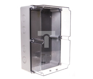 Obudowa hermetyczna natynkowa z płytą PMT5 348x228x166mm IP65 szara OH-5B.4 29.57