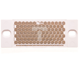 Odbłyśnik prostokątny 56x28mm PMMA/ABS PL30A 1002314