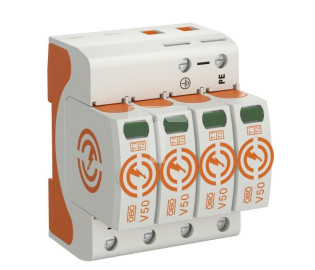 Ogranicznik przepięć B+C Typ 1+2 4P 12,5kA 280V V50-4-280 5093513