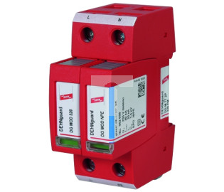 Ogranicznik przepięć C Typ 2 2P 20kA 1,5kA DEHNguard M TT 2P 275 FM 952115