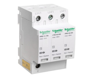 Ogranicznik przepięć C Typ 2 3P 40kA 1,4kV 350V iPRD-40-40kA-350V-3P A9L40300
