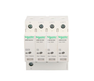 Ogranicznik przepięć C Typ 2 3P+N 65kA ze stykiem pomocniczym iPRD-65r-65kA-350V-3PN A9L65601