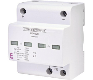 Ogranicznik przepięć PV Typ 1 B 1000V DC 12kA ETITEC S B-PV 1000/12,5 002440264