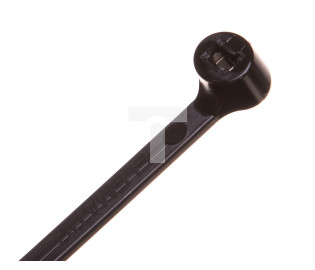 Opaska kablowa 200x3,5 czarna UV 2-LOCK zęby stalowe BMTN2035 /100szt./