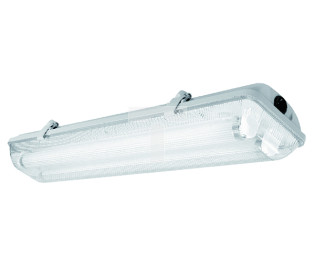 Oprawa hermetyczna HELIOS-LED 218 BIS pod 2 świetlówki LED T8 G13 600mm IP65 ABS/PS LD-HEL218B-30