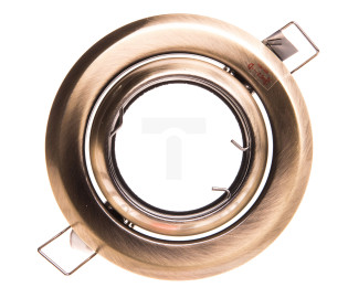 Oprawa punktowa 1x50W GU5,3 12V IP20 ARGUS CT-2117-BR/M matowy mosiadz 00336