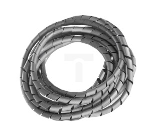 Osłona maskująca na kable Maclean MCTV-684S (5*6mm) 3m srebna spirala MCTV-684