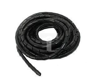 Osłona maskująca na kable Maclean MCTV-685 B (8.7*10mm) 3m czarna spirala MCTV-685