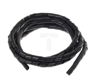 Osłona maskująca na kable Maclean MCTV-686 B (14.6*16mm) 3m czarna spirala MCTV-686
