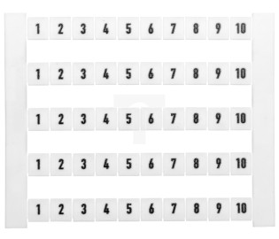 Oznacznik DEK 5 FWZ 1-10 0523060001 /500szt./