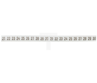 Oznacznik DK 2/Z5 /21-30/ biały 89280006 (100szt.)