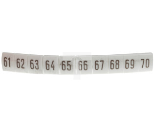 Oznacznik biały DK2/Z5 /61-70/ 89299006 (100szt.)