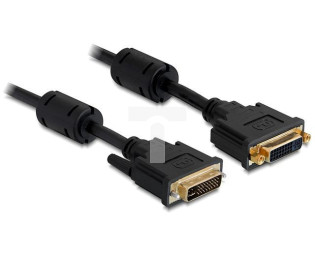 PRZEDŁUŻACZ DVI-I(24+5) 1M DUAL LINK +FERRYT DELOCK
