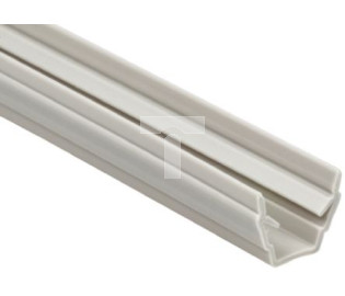 Pasek zasłaniający na profile, Czarny, PP, 6mm, dł. 2m 10-elem., RS PRO