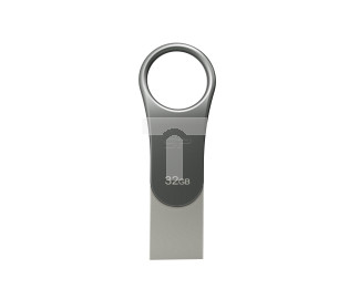 Pendrive Silicon Power Mobile SP032GBUC3C80V1S (32GB USB 3.1, USB typ A, USB-C kolor srebrny)