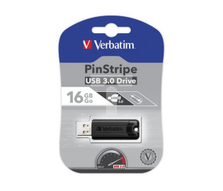 Pendrive VERBATIM 16GB PINSTRIPE USB 3.0 49316