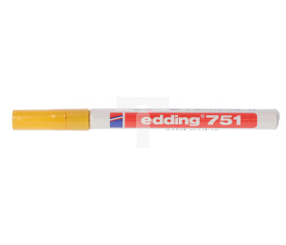 Pisak odporny na ścieranie i wodę PLC-YL 1-2mm żółty E04ZP-01090500403 /5szt./