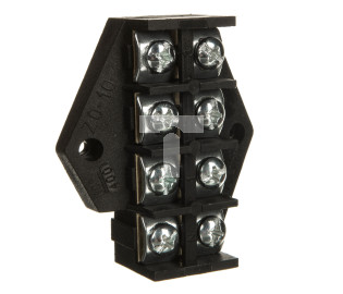 Płytka odgałęźna /10mm2/ 4-tory czarna ZPT4-10.0 83005007