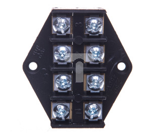Płytka odgałęźna ZPT/2,5mm2/4-tory czarna ZPT 4-2.5 83001007
