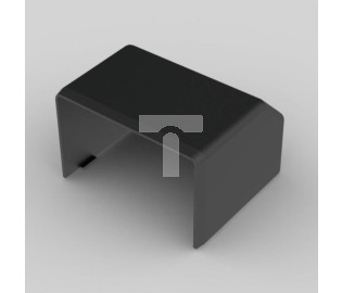 Pokrywa końcowa kanału LH 60x40mm czarna 8651 UV