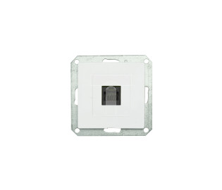 Premium Gniazdo komputerowe p/t 8pin zacisk krone LSA+, KATEGORIA 6 biały moduł GTP - 12 Pr/6 moduł BI