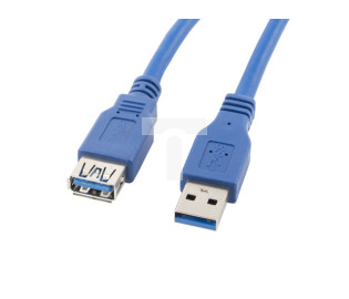 Przedłużacz USB 3.0 SuperSpeed niebieski 3m LANBERG CA-US3E-10CC-0030-B