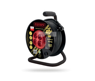 Przedłużacz bębnowy STRONG 40m H05RR-F 3x1,5 4xGS PZB-40-40G