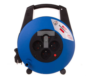 Przedłużacz zwijany kompaktowy Vario Line 4x230V 15m H05VV-F 3G1,5 1104154