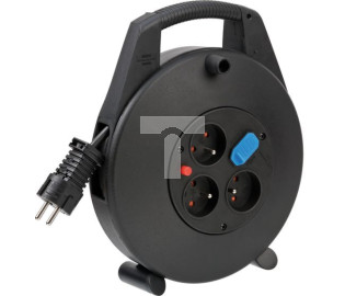 Przedłużacz zwijany kompaktowy Vario Line Box 3x230V 10m H05VV-F 3G1,5 z USB 1093204600