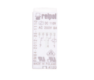 Przekaźnik miniaturowy 2P 110V DC PCB AgNi RM84-2012-35-1110 600339
