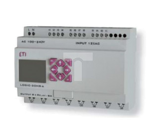 Przekaźnik programowalny 100-240V AC 12/8 we/wy przekaźnikowych LOGIC-20HR-A 004780004