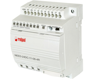 Przekaźnik programowalny 24V DC 8we, 4wy z wyświetlaczem i klawiaturą NEED-24DC-11-08-4R 857736