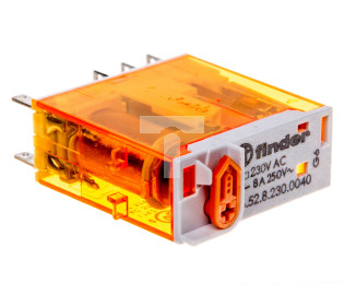 Przekaźnik przemysłowy 2P 8A 230V AC AgNi 46.52.8.230.0040