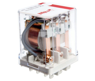 Przekaźnik przemysłowy 2Z 16A 12V DC AgSnO2 do połączeń typu Faston 187 RUC-3022-26-1012 864107