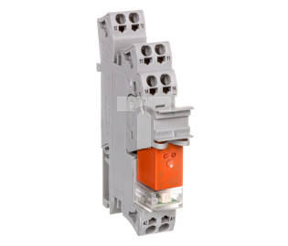 Przekaźnik przemysłowy z podstawką 1P 16A 24V DC AgNi 788-304