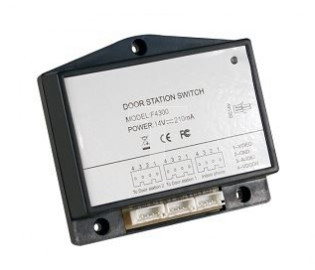 Przełącznik do podłączenia dwóch paneli zewnętrznych lub kamery 14V DC F-4300