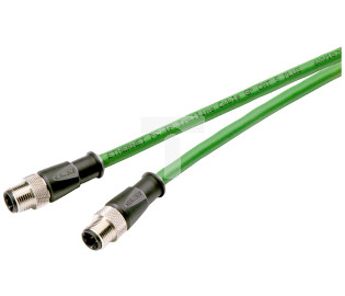 Przewód Industrial Ethernet 2x2 z wtyczkami M12 0,5 m 6XV1870-8AE50