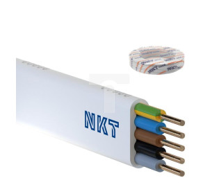 Przewód NKT instal YDYp 5x1,5 żo 450/750V /100m/