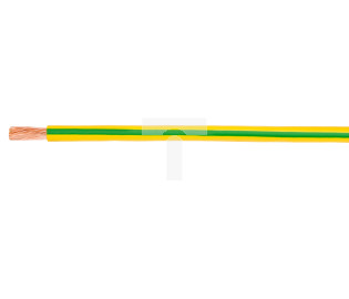 Przewód bezhalogenowy H07Z-K 1x2,5 zielono-żółty 4726002 /100m/