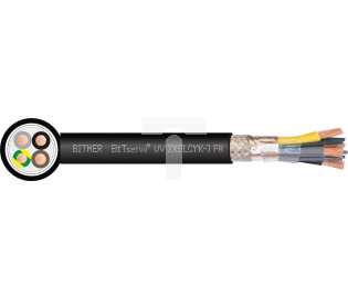 Przewód do przetwornic BiTservo UV 2XSLCYK-J FR 0,6/1kV 4G10 IP2124 /bębnowy/