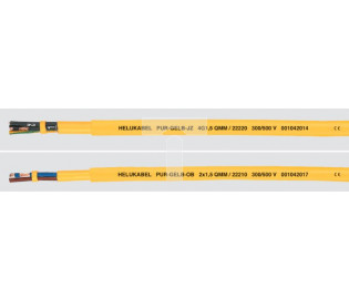 Przewód elastyczny MULTIFLEX PUR 3G1 300/500V żółty 22206 /bębnowy/