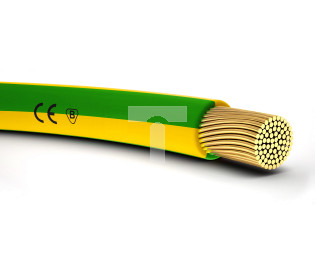Przewód instalacyjny H05V-K 1 żółto-zielony 4510003 /100m/