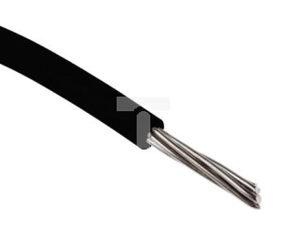 Przewód o podwyższonej odporności ETFE Czarny, 100m 19/0,25 mm, 600 V, -75 → +150C, Ø 1.9mm, RS PRO