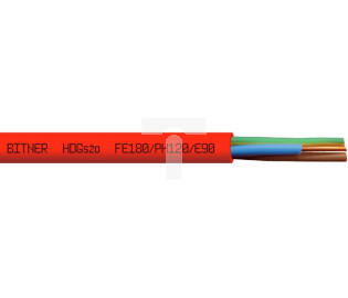 Przewód ognioodporny PH120 FE180 E90 HDGS 2x1,5 300/500V B2ca-s1a d0 a1 B52001 /bębnowy/