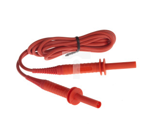 Przewód pomiarowy 1,8m czerwony 5kV /wtyki bananowe/ WAPRZ1X8REBB