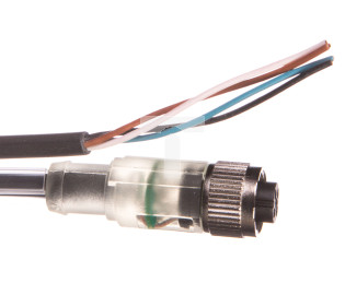Przewód przyłączeniowy 5m z gniazdem prostym 4P FIELDBUS M12 S/A AB-C4- 5,0PUR-M12FS-2L 22260345