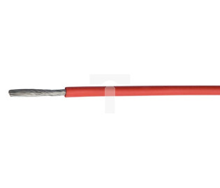 Przewód silikonowy SiF 1x1 czerwony 300/500V 23502 /100m/